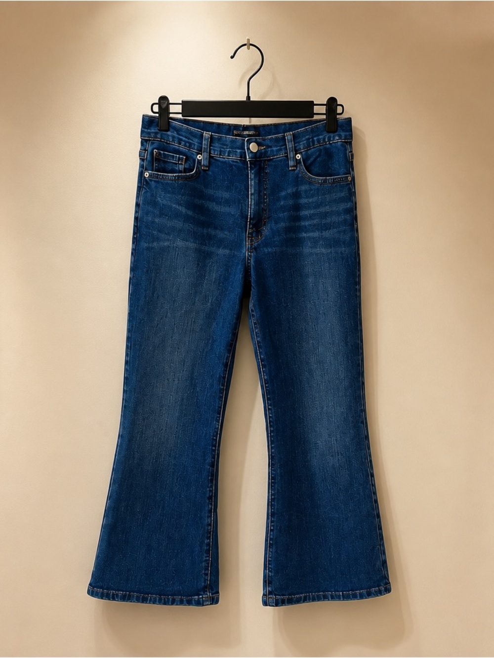 Banana Republic Cropped Bootcut Jeans Women’s Size 10 / 30‎ Dark Wash Denim